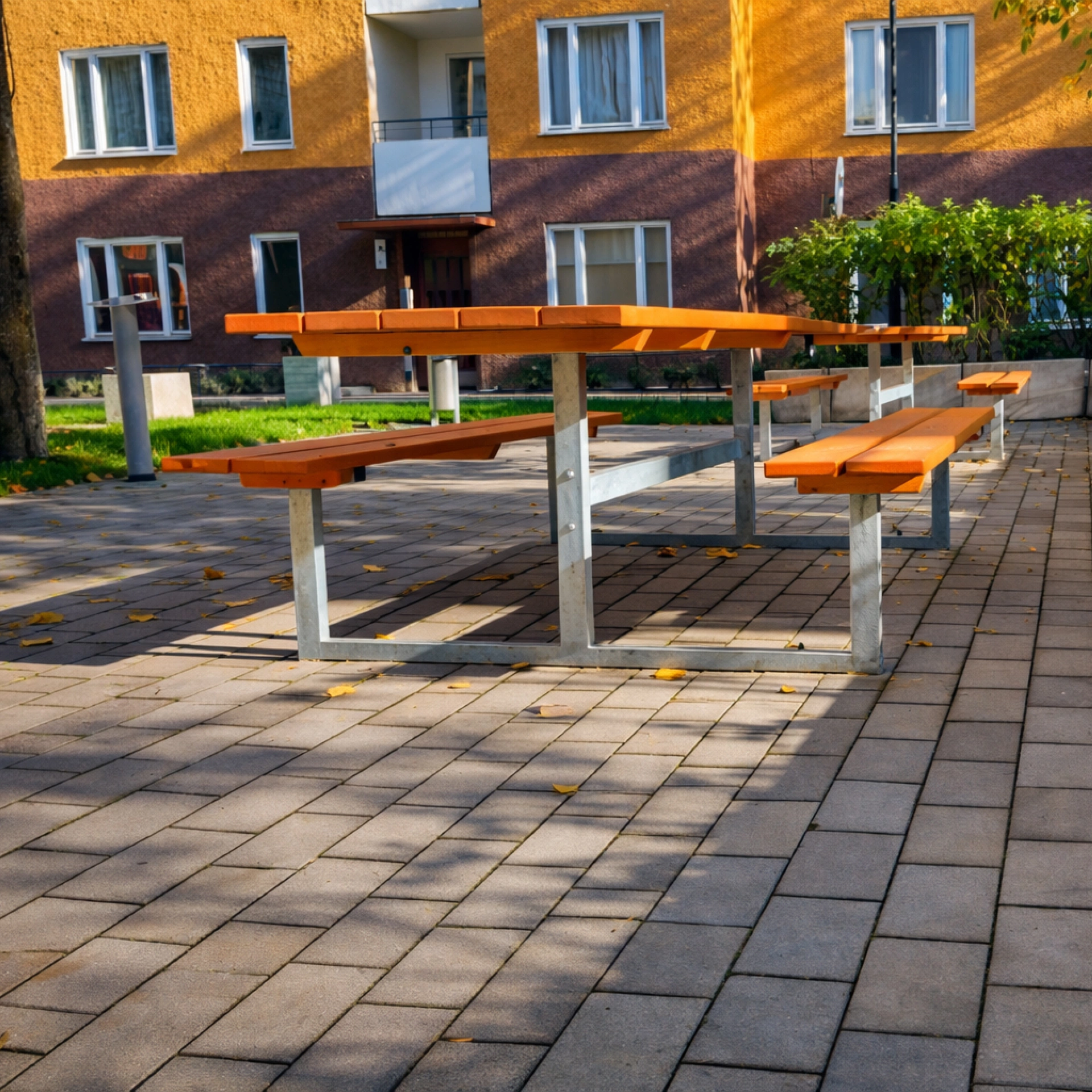 Bank & Tisch (verzinkt Stahl)