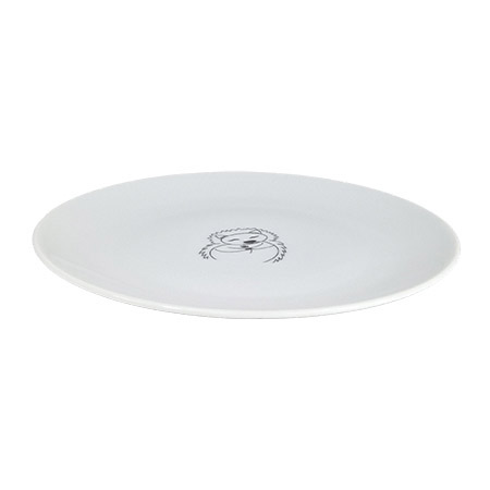 Teller flach Ø21cm, Motiv Igel, Waldbande Höhe 2,0cm,