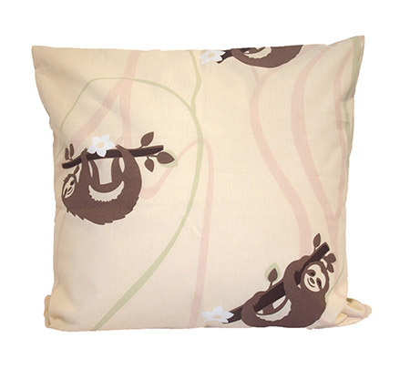 Kinderbettwäsche Faultier beige