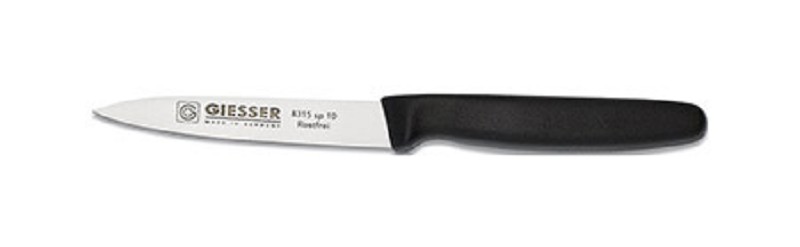 Gemüsemesser, schwarz, Klinge 10cm, L 20,5cm