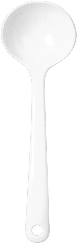 Schöpfkelle weiß, L 25cm, Ø 7,5cm, 70ml