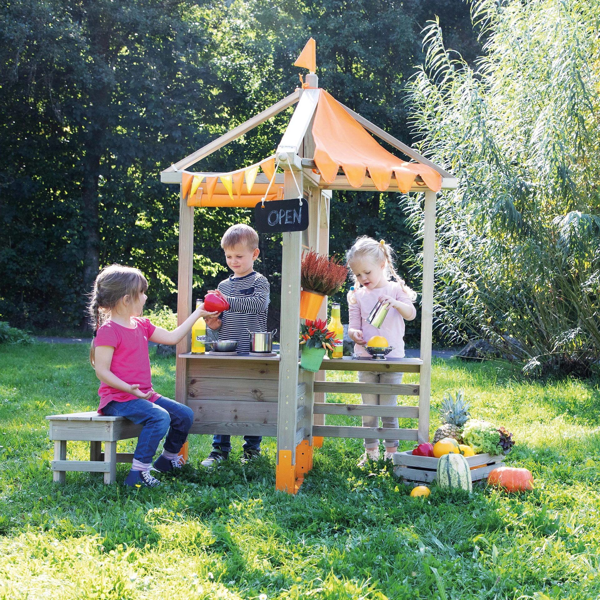 TopPlay Verkaufsstand Kiosk 4 in 1