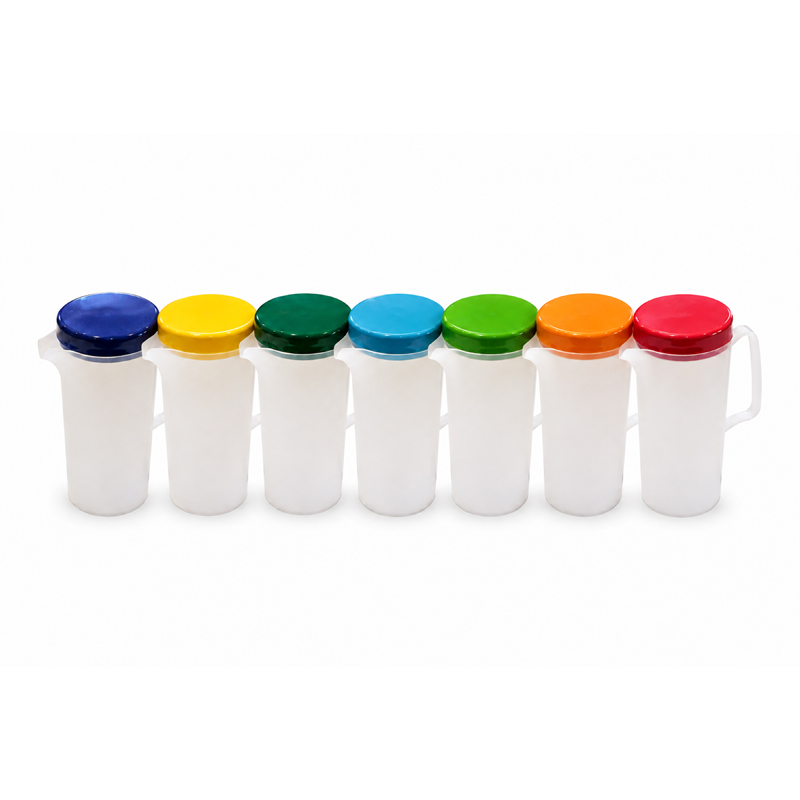 Kanne 0,6L, transparent -  Polypropylen, in Einzelfarben