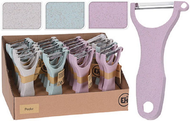 Querschäler pastell Kunststoff PP, 14 x 7cm