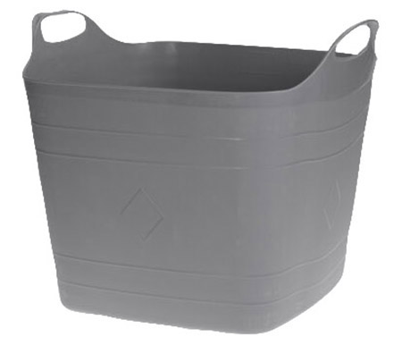 Tragekorb flexibel grau, 25L