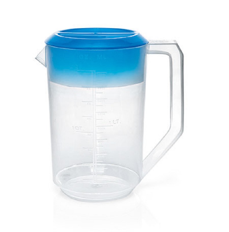 Messbecher PP transparent, blau