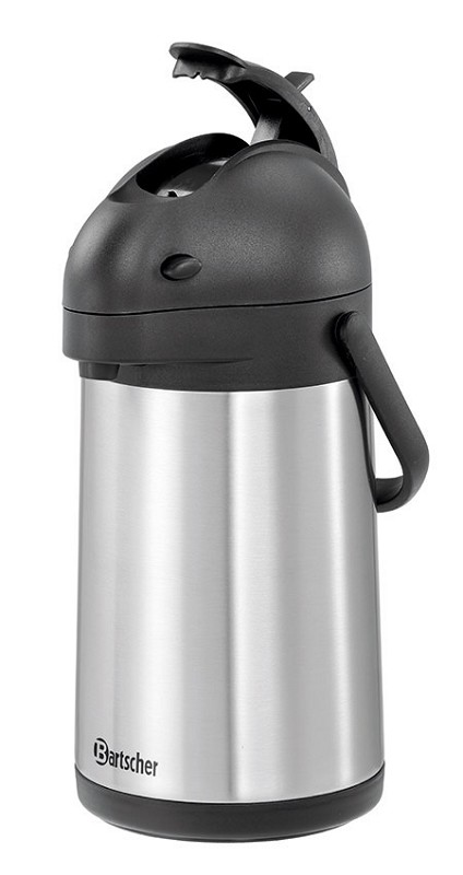 Isolier-Pumpkanne, Edelstahl, 1,9L, schwarz