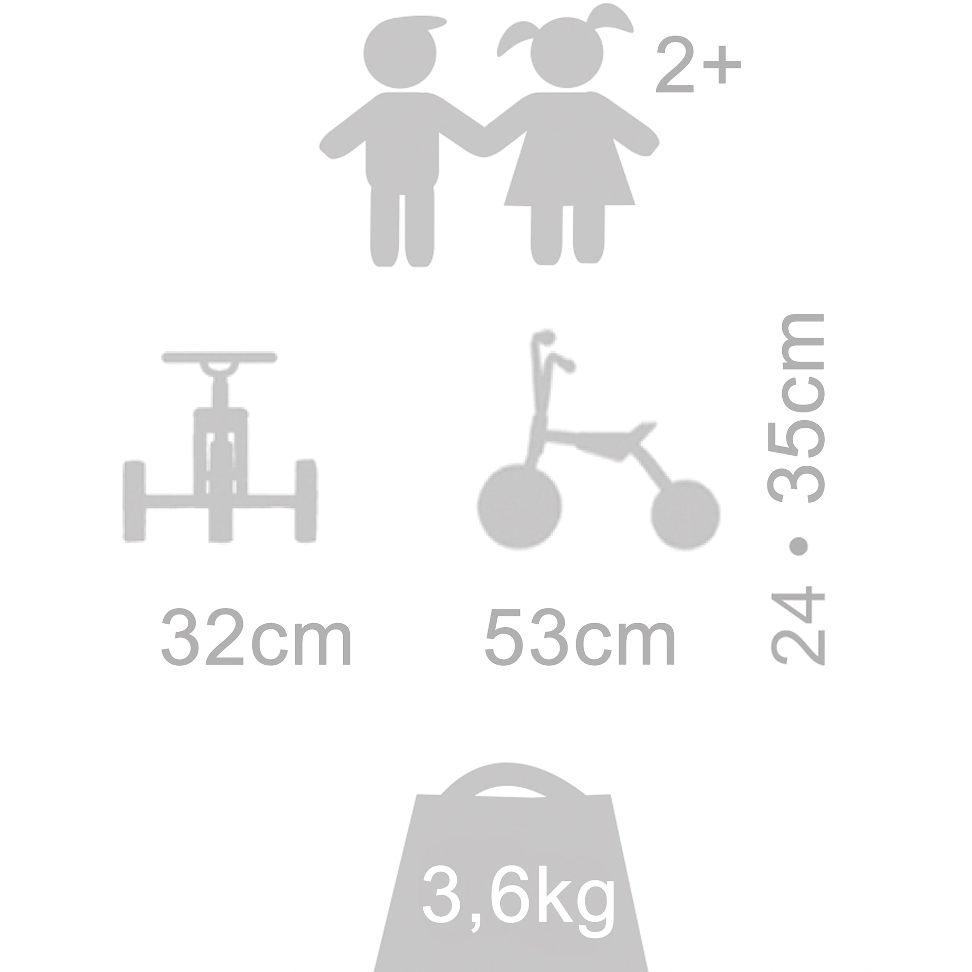 TopTrike Laufrad Quaddy