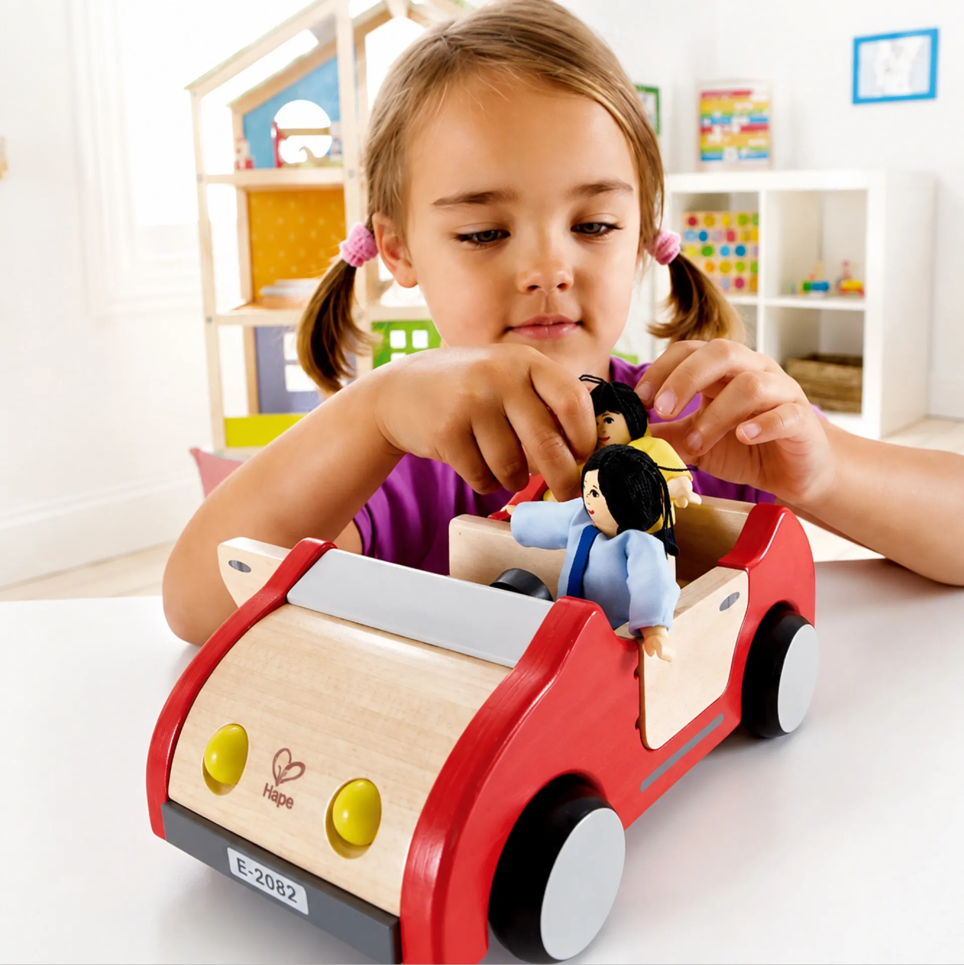 Familienauto für Biegepuppen