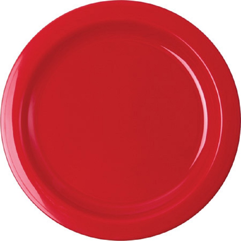 Teller, flach Ø 21,5 cm, rot