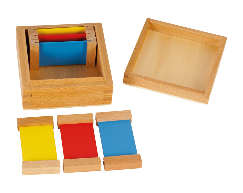 Montessori Farbtäfelchen 3 Paare