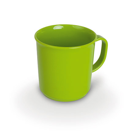 Henkelbecher, 0,2l, hellgrün, Ø 7cm, H 7,5cm, PP