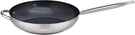 Pfanne Profi Therm Platinum, 32cm, mit Gegengriff, Edelstahl