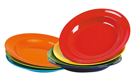 Teller tief, 24cm, Polypropylen, in Einzelfarben