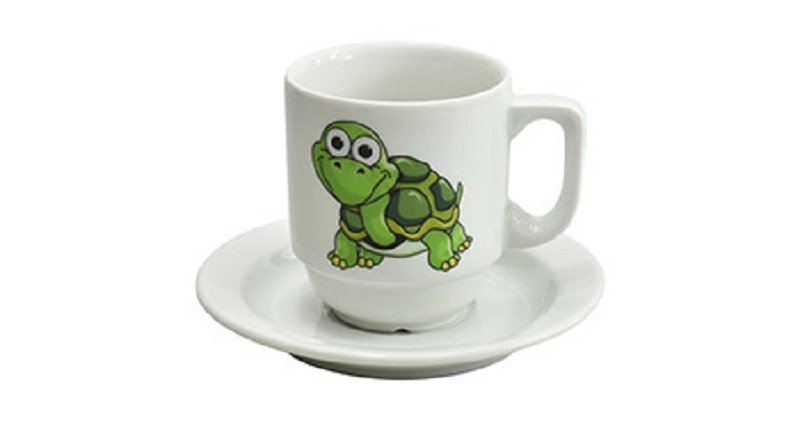 Minibecher 16cl Schildkröte, Ø 6,5cm H: 7,5cm