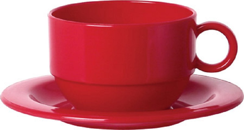 Tasse 20 cl, stapelbar  rot