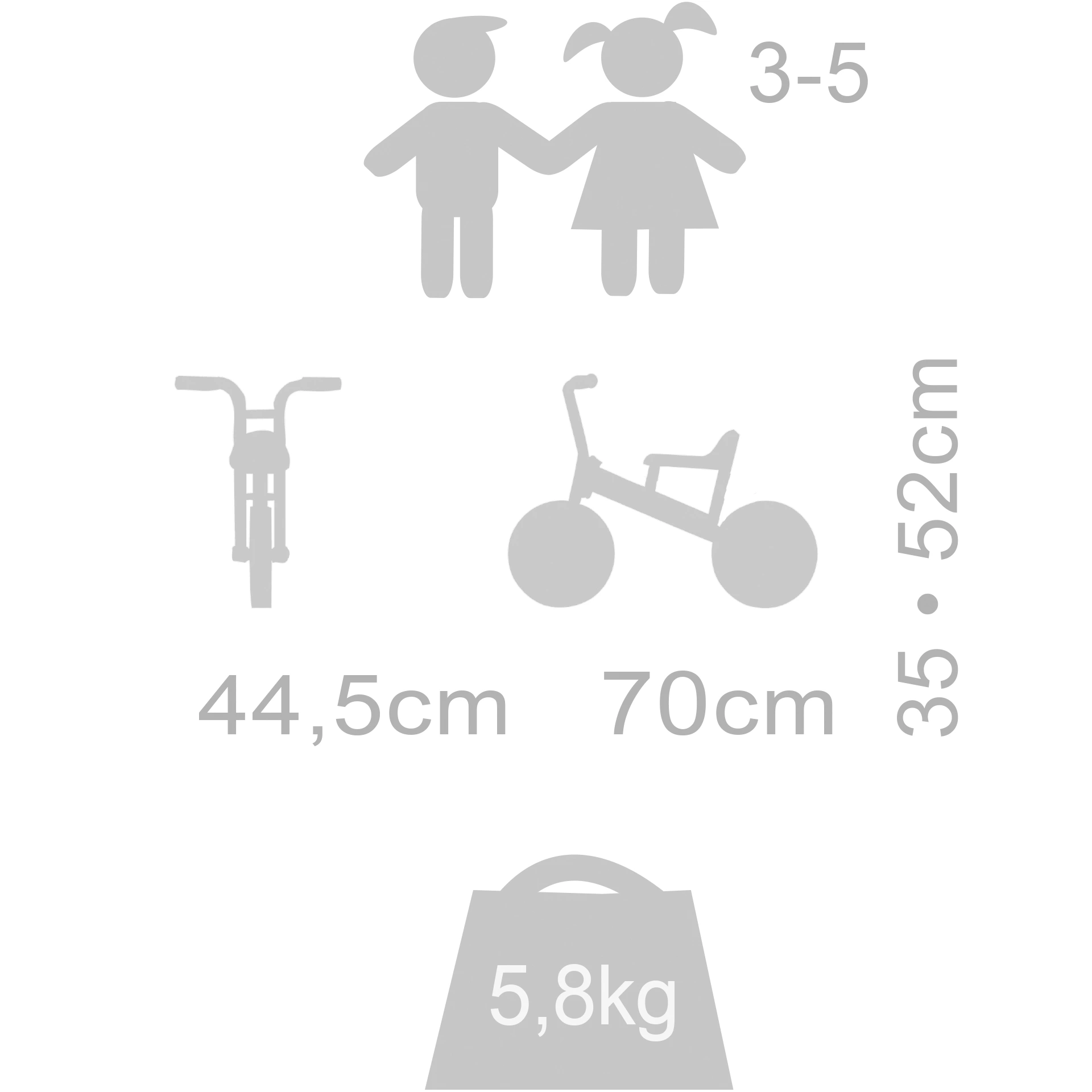 Winther VIKING BikeRunner klein 490, 3 - 5 Jahre