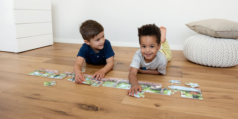 Bodenpuzzle Entdecke den Wald