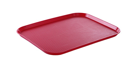 Tablett rot, 34,5x26,5cm, Polypropylen