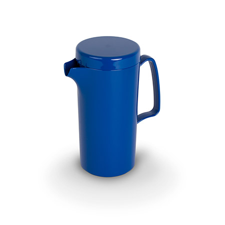 Kanne mit Deckel 0,6L blau