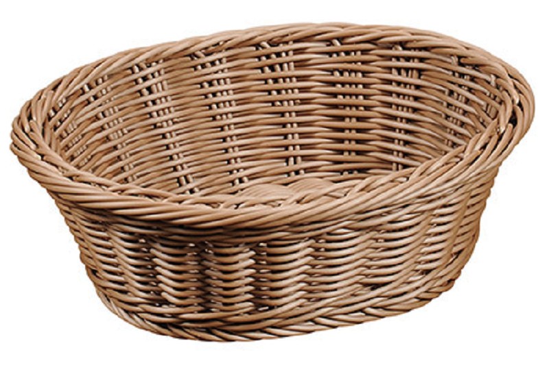 Brot-/Obstkorb taupe 29,5x23x9,5cm