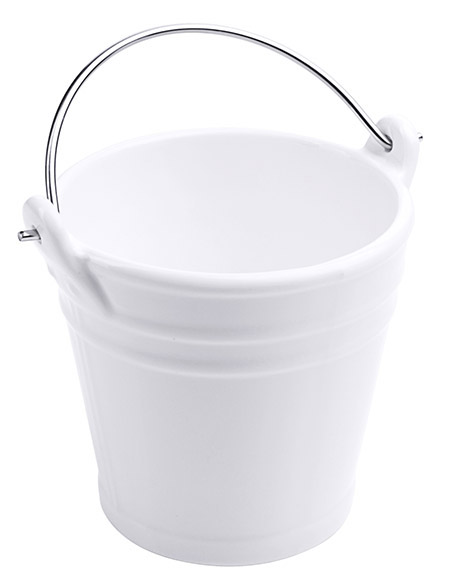 Tischabfall-/Besteckbehälter H11cm weiß