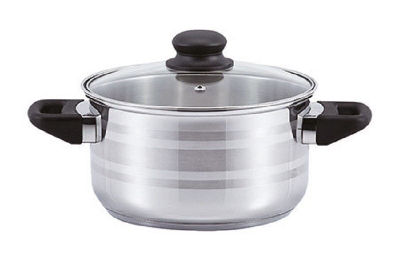 Kochtopf OLIVE mit Glasdeckel Ø20cm, 3,6Ltr.