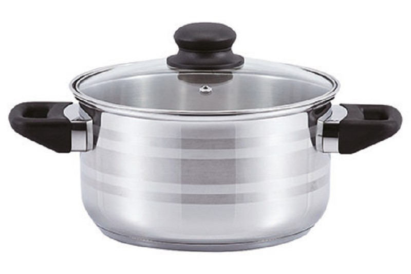 Kochtopf OLIVE mit Glasdeckel Ø24cm, 6,1Ltr.