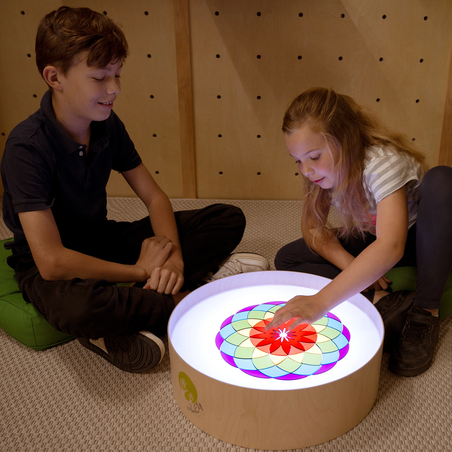 Acryl Form großes Mandala