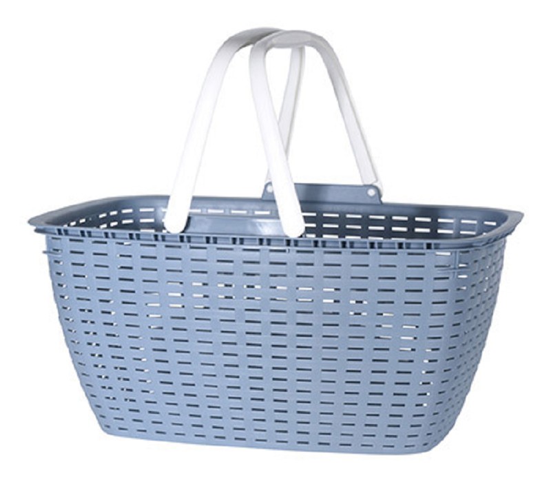 Einkaufskorb retro-blau, 23L
