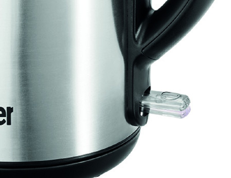Wasserkocher, 1,7 L, Edelstahl 18/10, 2200W