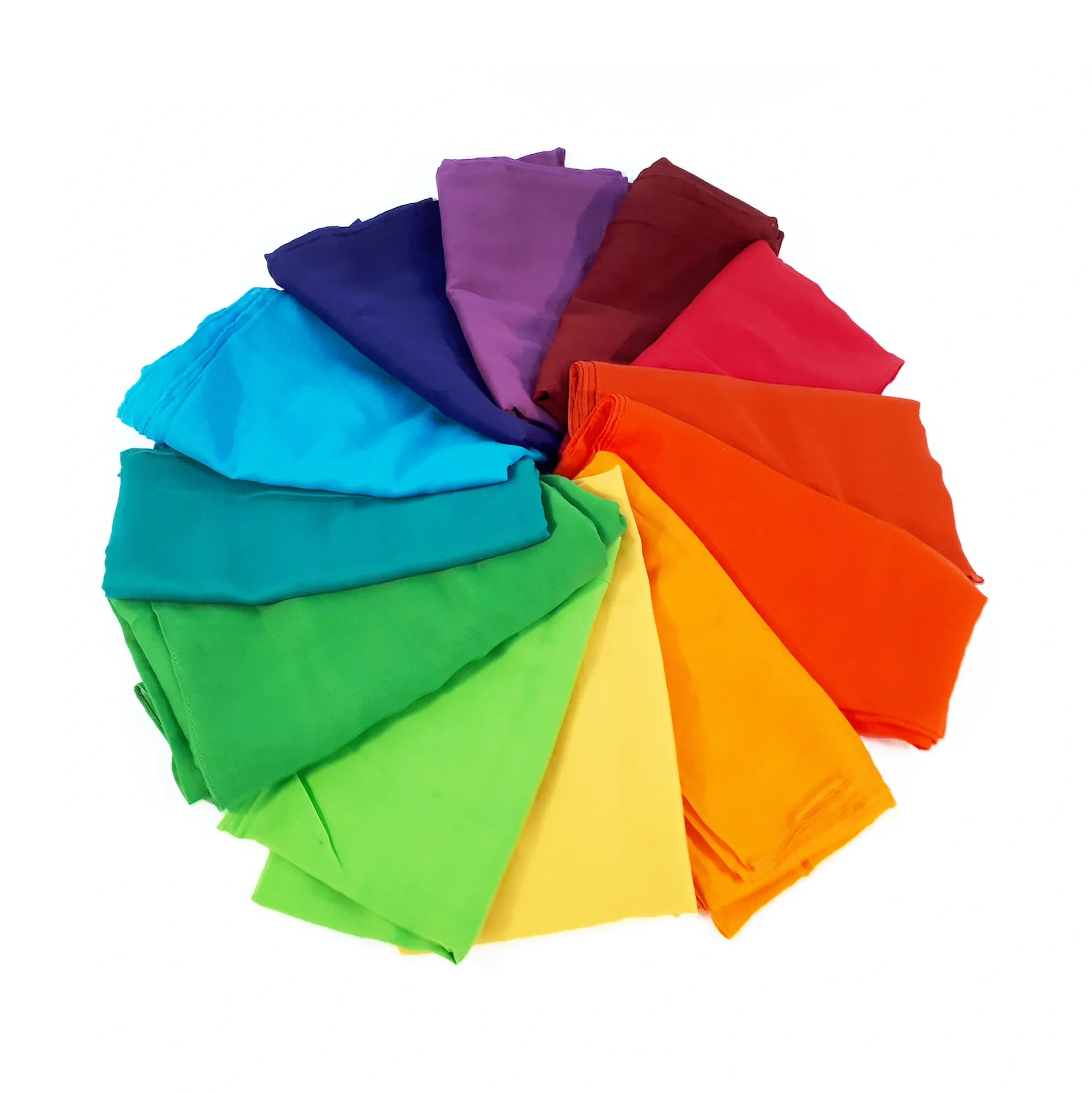 Bauspiel Farbkreistücher-Set, 12 teilig