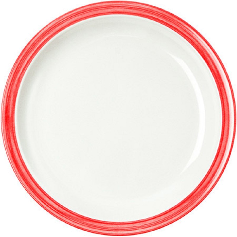Teller flach BISTRO Ø 23,5 cm, cherry-rot