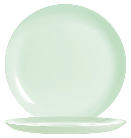 Teller flach paradise green, 25cm, ohne Fahne Diwali