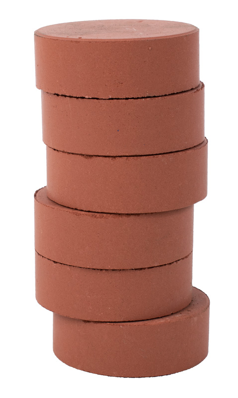 Tempera-Pucks Ø 55 mm braun, 6er Set