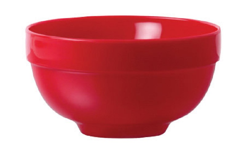Müsli-Schüssel, 45cl, rot, Ø 13cm, H 7,3cm