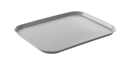 Tablett grau, 34,5x26,5cm, Polypropylen