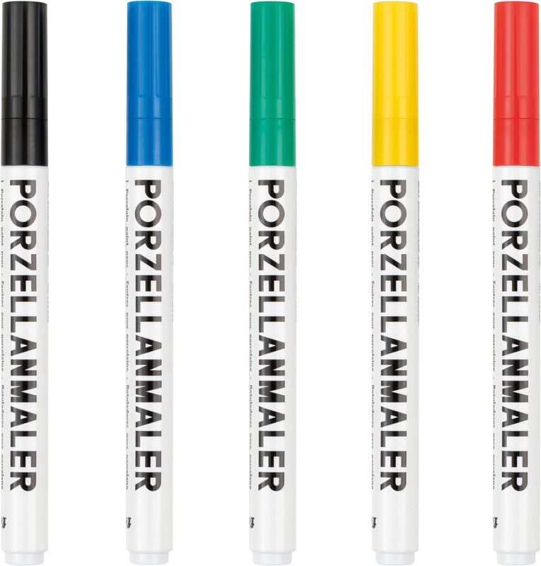 Porzellanmaler 5er Set