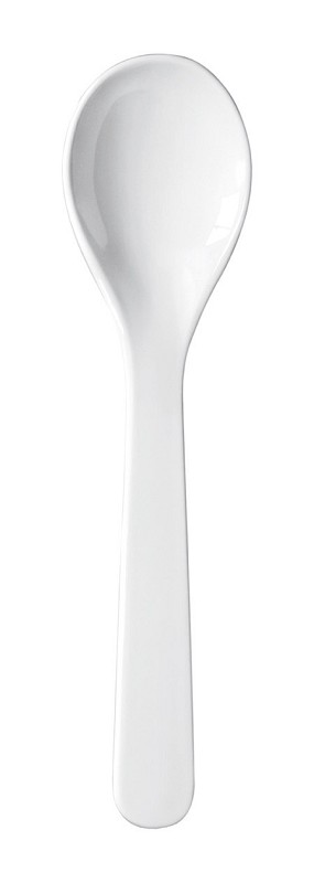 Salatlöffel weiß, L 23,5cm