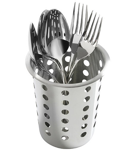 Besteckköcher, Ø11,5cm, Edelstahl
