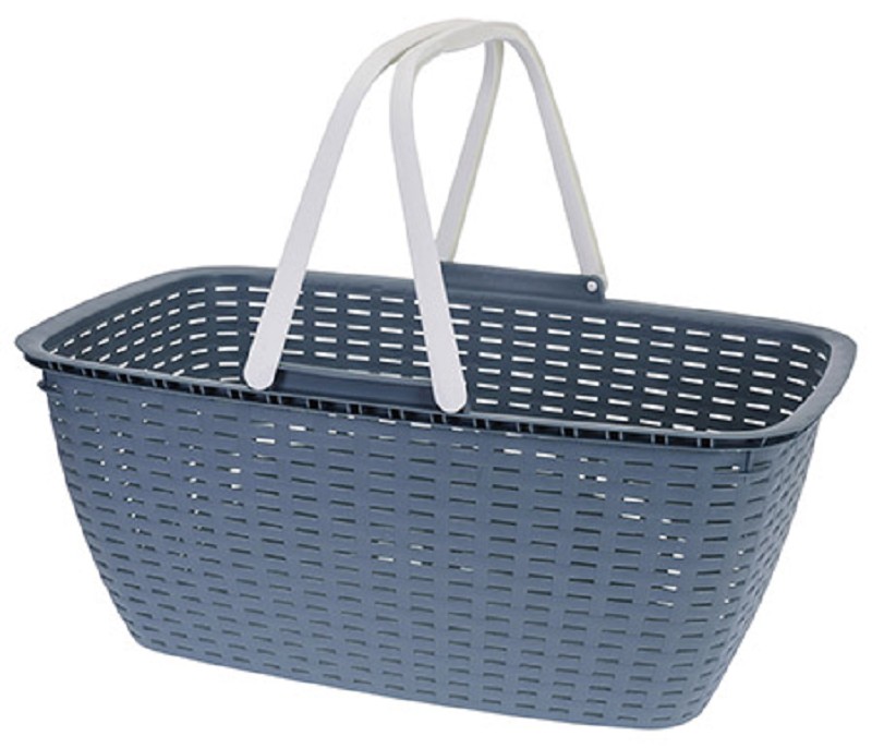 Wäschekorb retro-blau, 55L