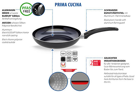 Bratpfanne Prima Cucina, 32cm, Aluminium