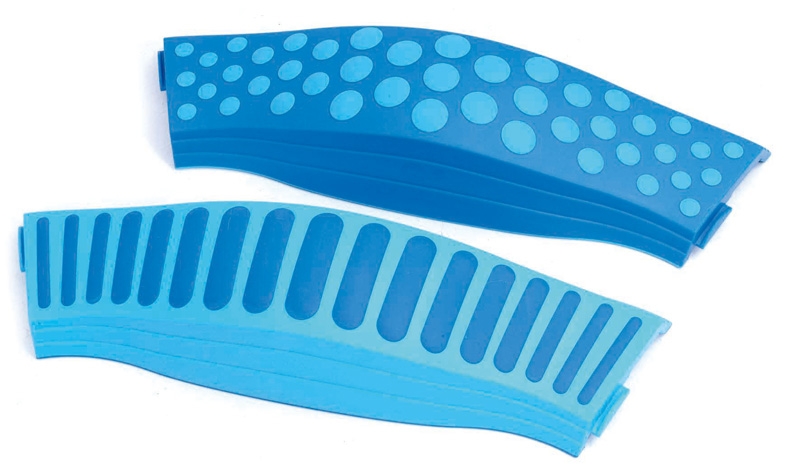 Regenbogen Wege blau, 8er-Set
