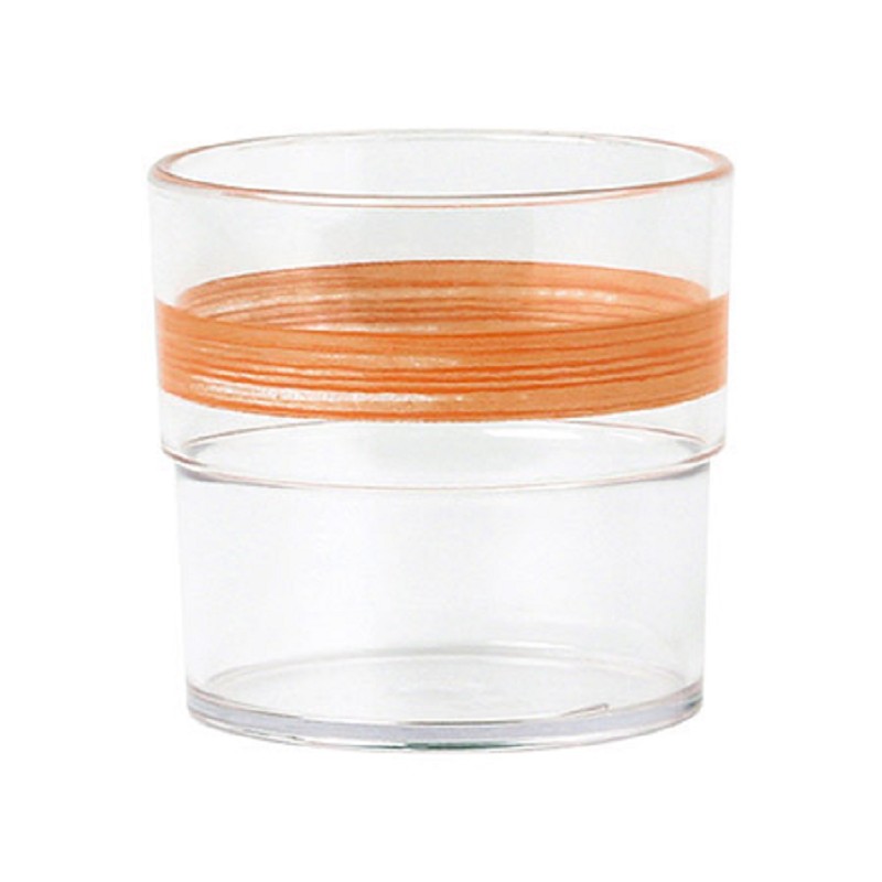 Trinkbecher 23cl, orange, Ø 7,8cm, H 7,4cm