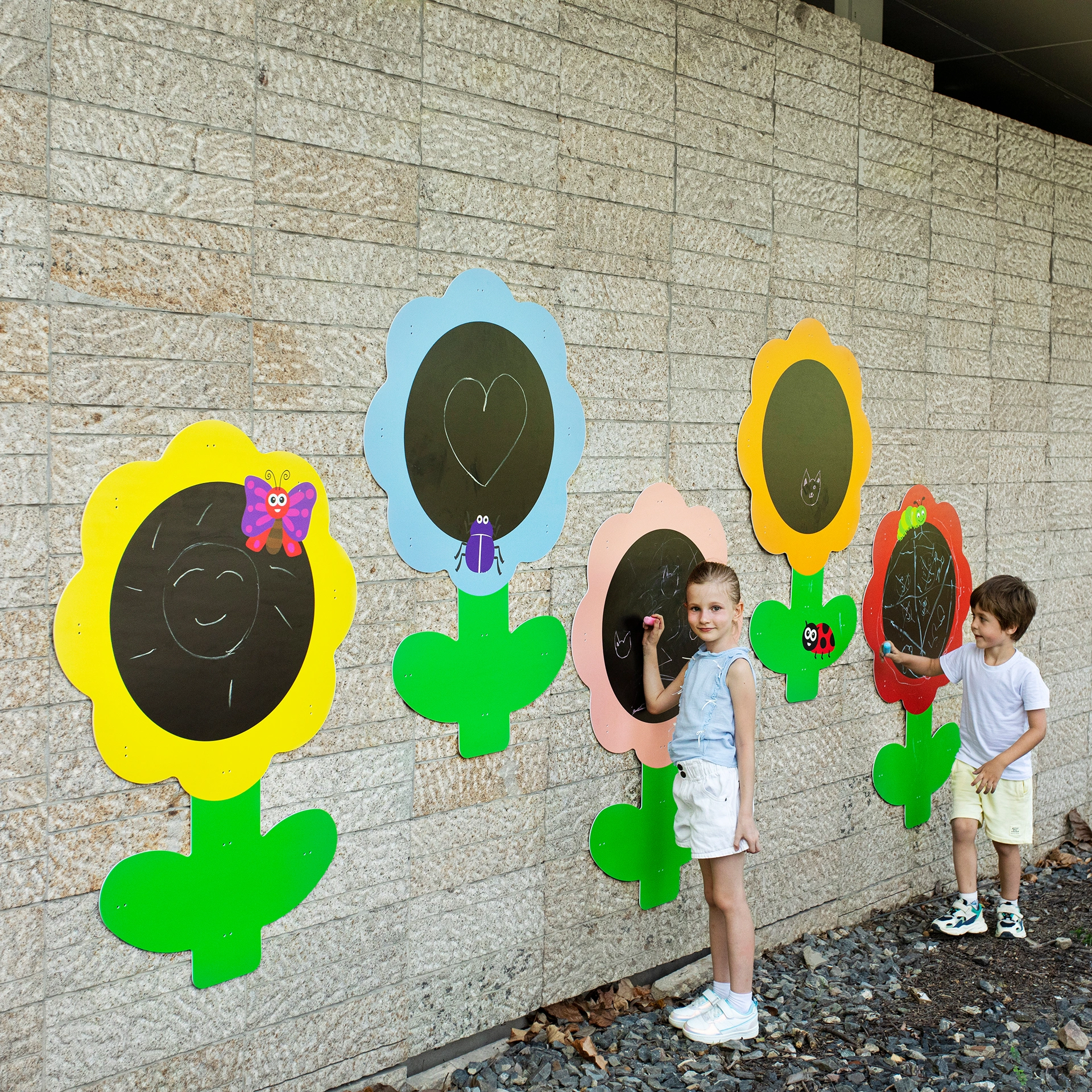 Outdoor-Blumen-Tafeln, 5er Set