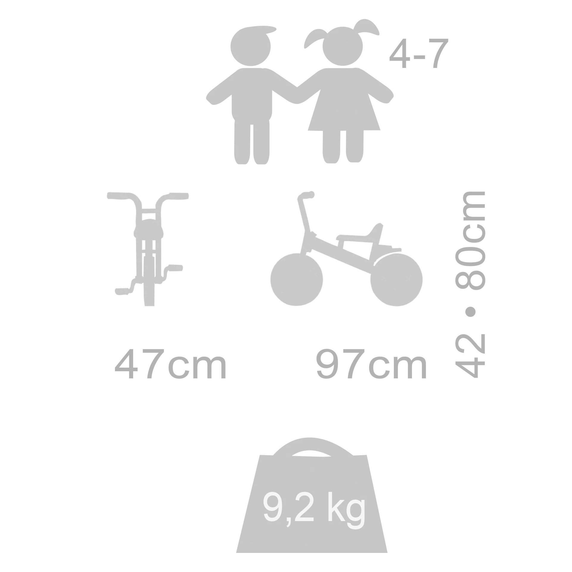 Winther VIKING Lernfahrrad groß 491, 6 - 10 Jahre