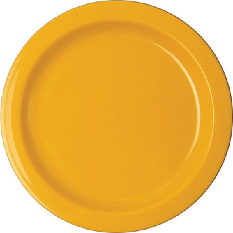 Teller, flach Ø 21,5 cm, gelb