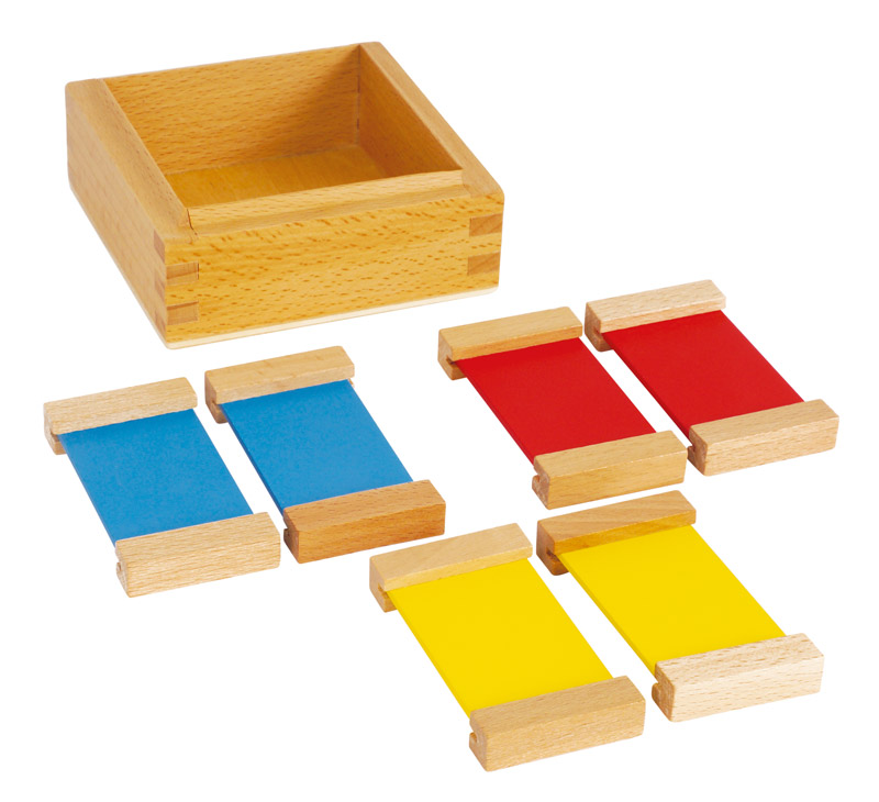 Montessori Farbtäfelchen 3 Paare