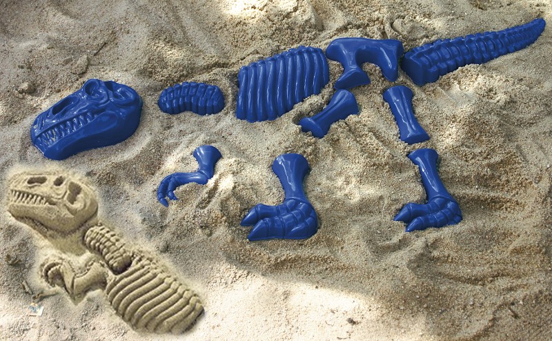 Sandformen, Dinosaurier T-Rex